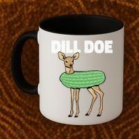 Dill Doe Deer Redneck Pickle Animal Hunter Lover Pickles Great Gift Coffee Mug thumb 2