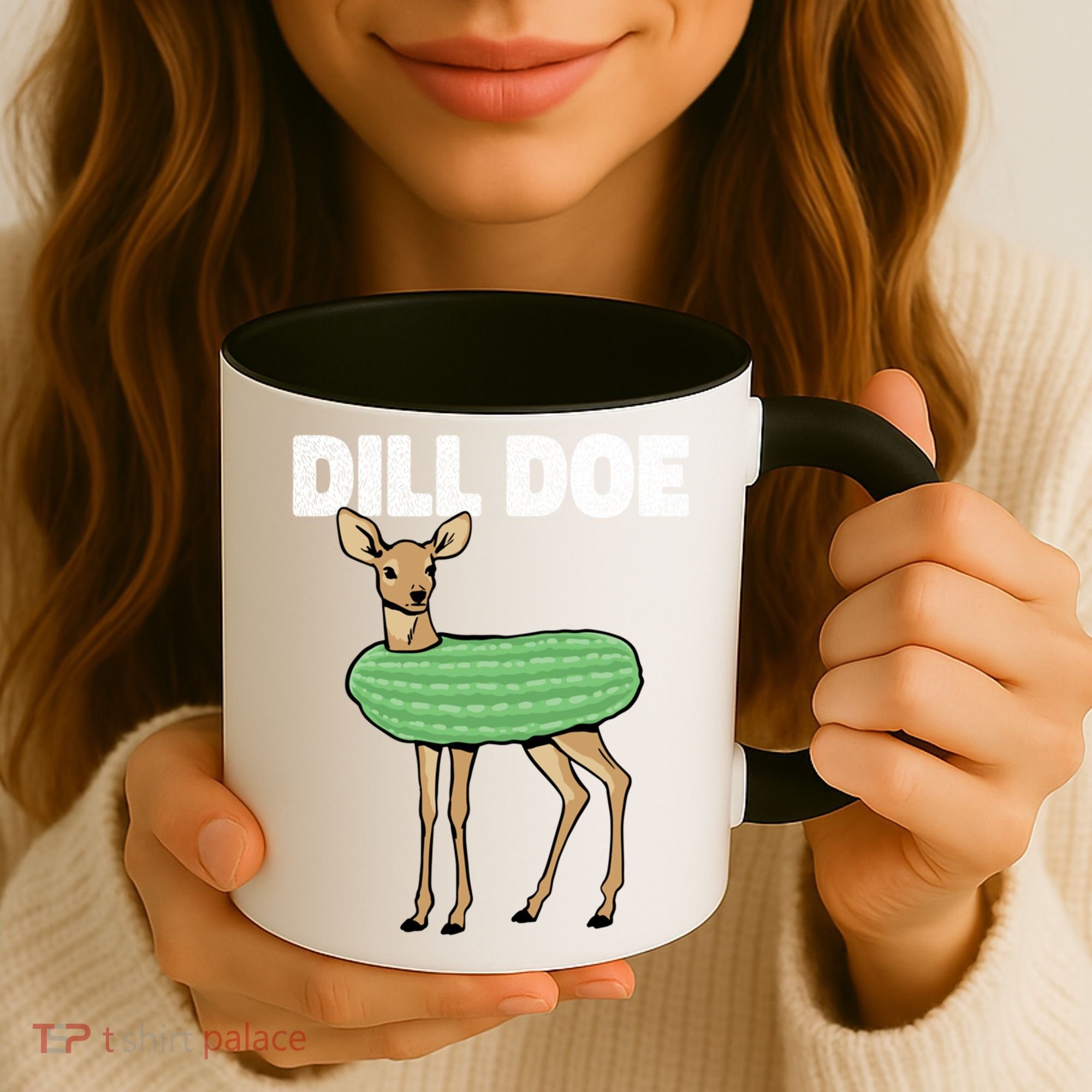 Dill Doe Deer Redneck Pickle Animal Hunter Lover Pickles Great Gift Coffee Mug