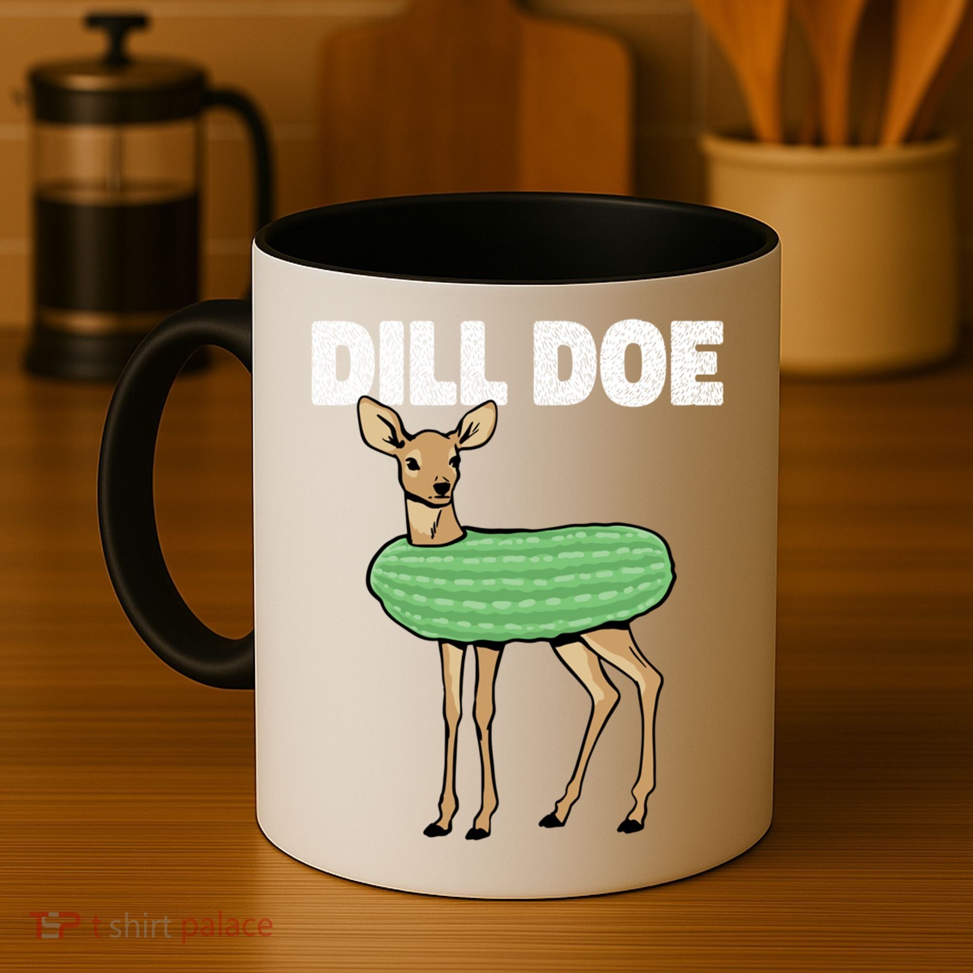 Dill Doe Deer Redneck Pickle Animal Hunter Lover Pickles Great Gift Coffee Mug