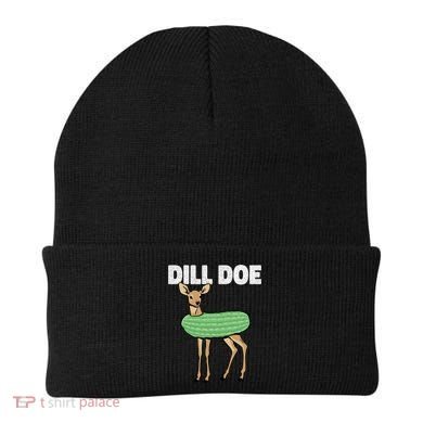Dill Doe Deer Redneck Pickle Animal Hunter Lover Pickles Great Gift Beanie