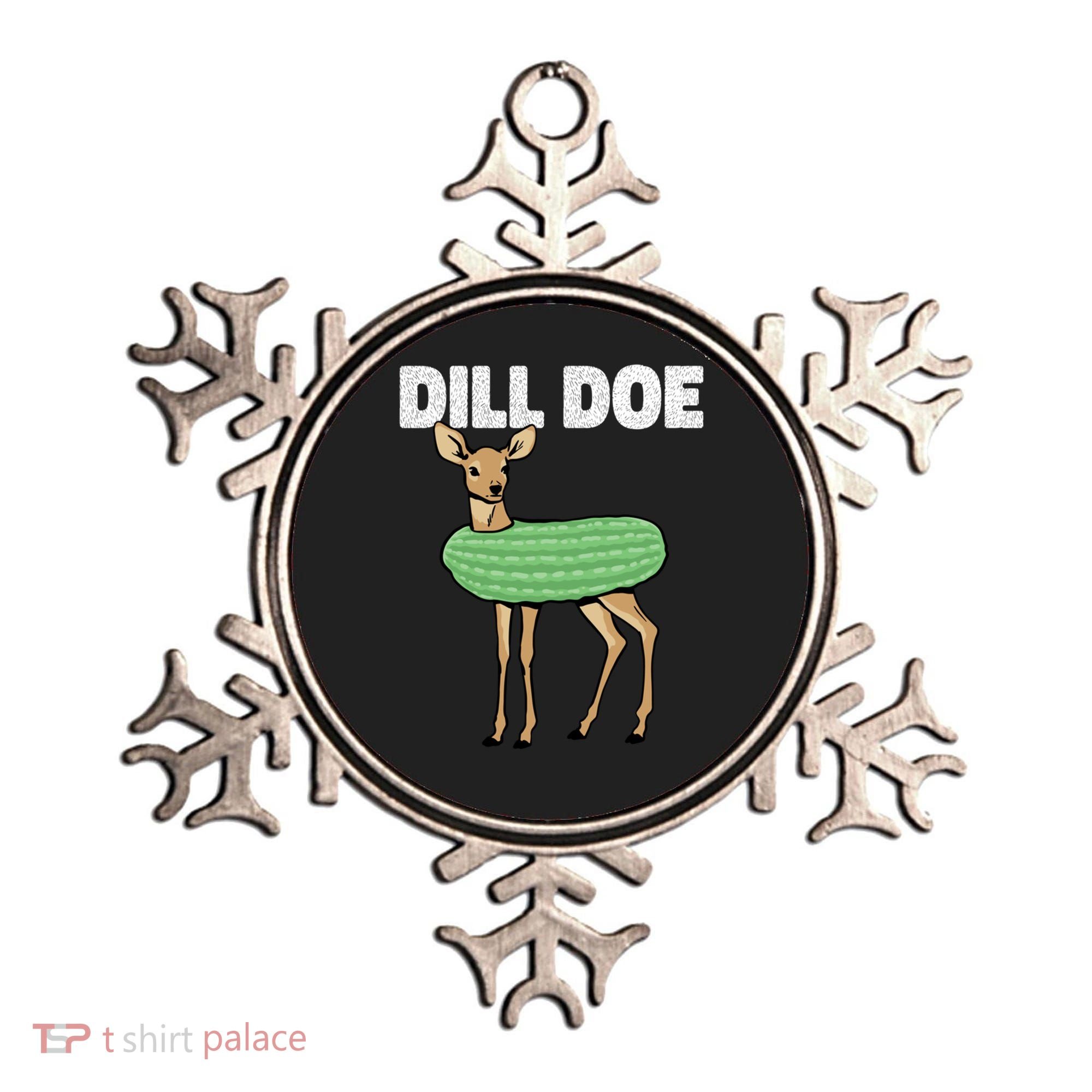 Dill Doe Deer Redneck Pickle Animal Hunter Lover Pickles Great Gift Ornament