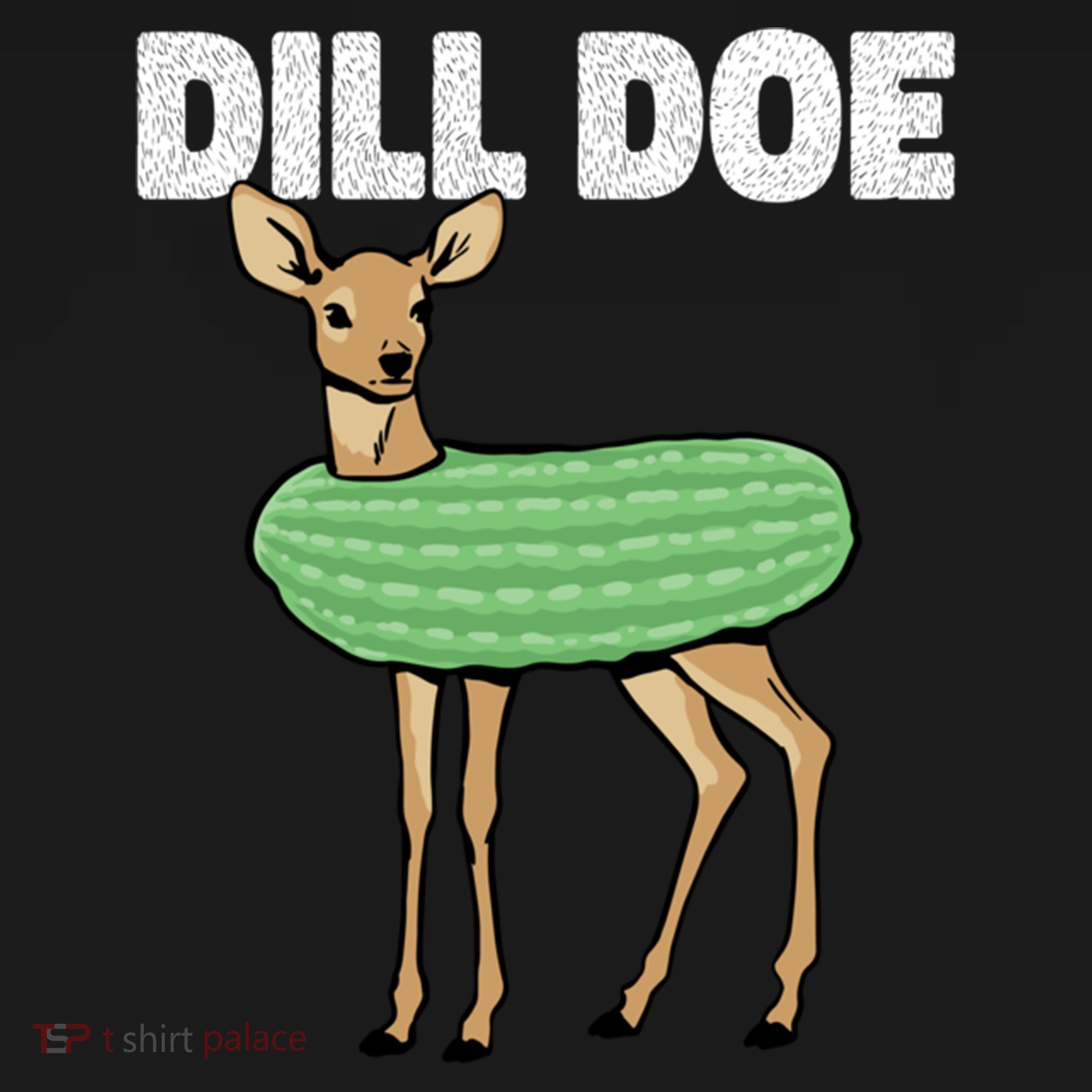Dill Doe Deer Redneck Pickle Animal Hunter Lover Pickles Great Gift Ornament