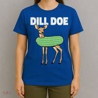 Dill Doe Deer Redneck Pickle Animal Hunter Lover Pickles Great Gift T-Shirt thumb 4