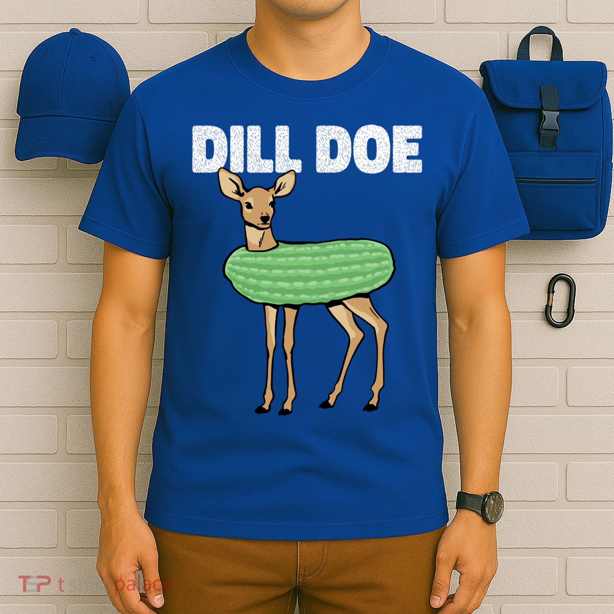 Dill Doe Deer Redneck Pickle Animal Hunter Lover Pickles Great Gift T-Shirt