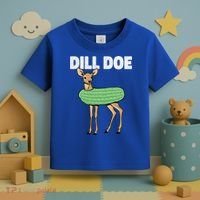Dill Doe Deer Redneck Pickle Animal Hunter Lover Pickles Great Gift Toddler T-Shirt thumb 3