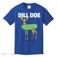 Dill Doe Deer Redneck Pickle Animal Hunter Lover Pickles Great Gift Kids T-Shirt thumb 0