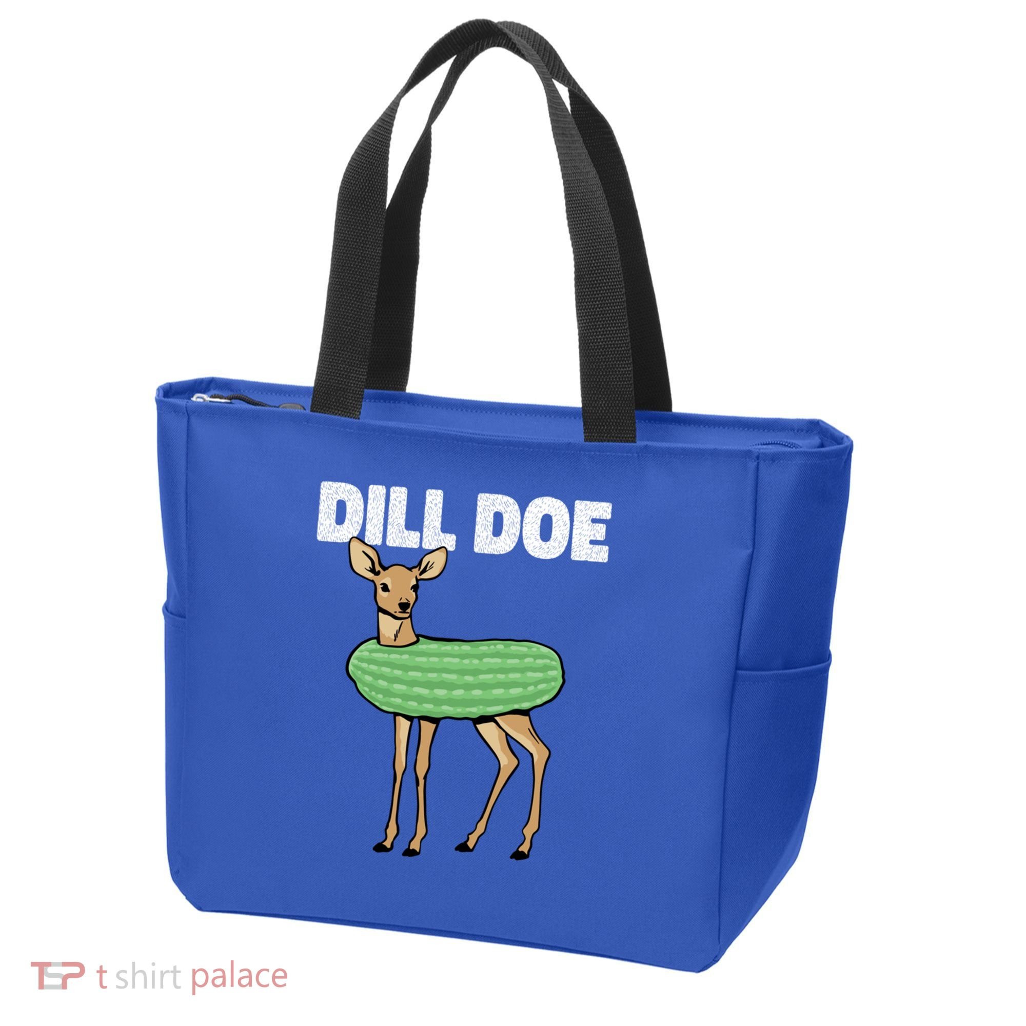 Dill Doe Deer Redneck Pickle Animal Hunter Lover Pickles Great Gift Tote Bag
