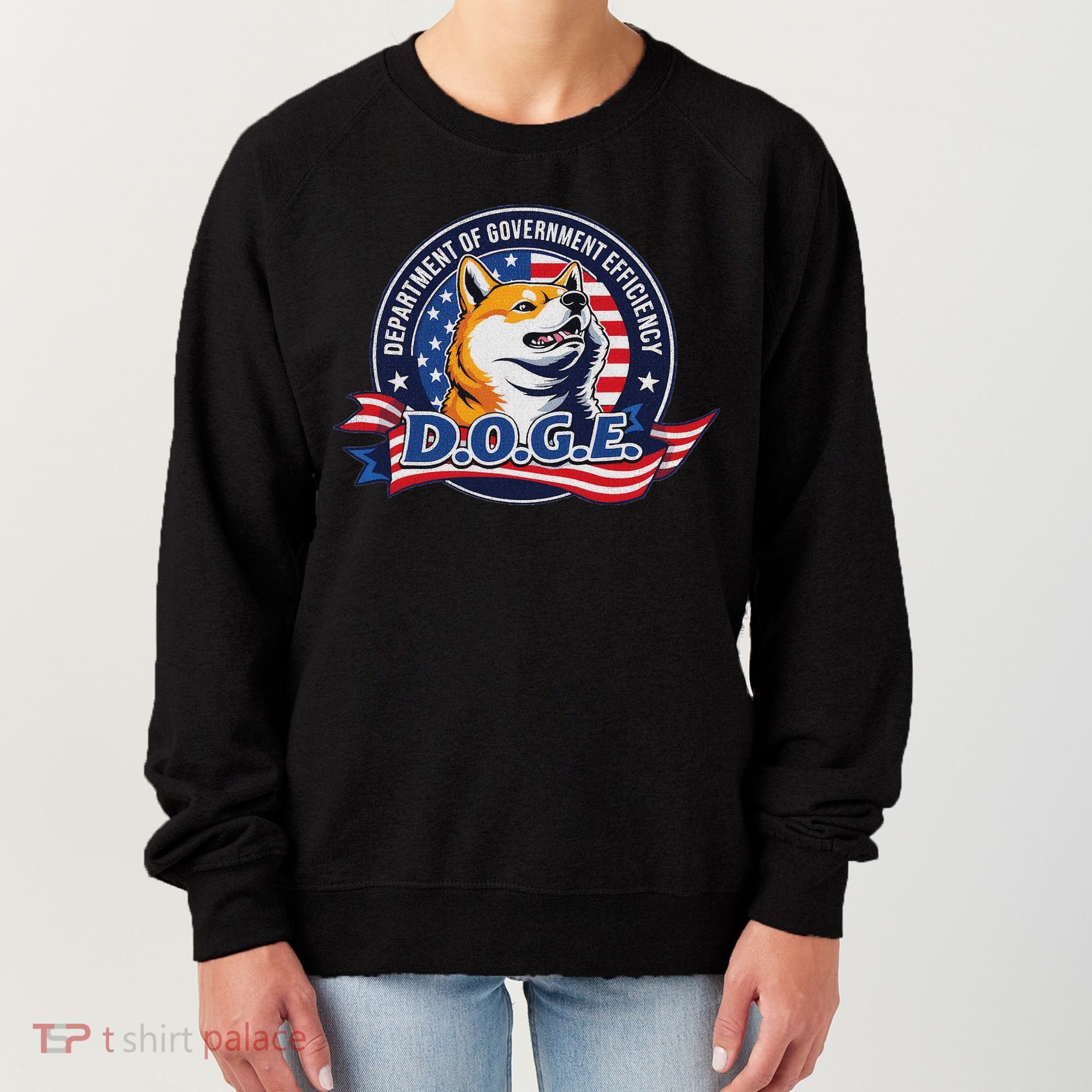 Doge D.O.G.E. Department Of Government Efficiency Women's Sweatshirt