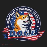 Doge D.O.G.E. Department Of Government Efficiency Women's Sweatshirt thumb 2