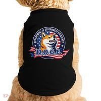 Doge D.O.G.E. Department Of Government Efficiency Doggie Tank thumb 0