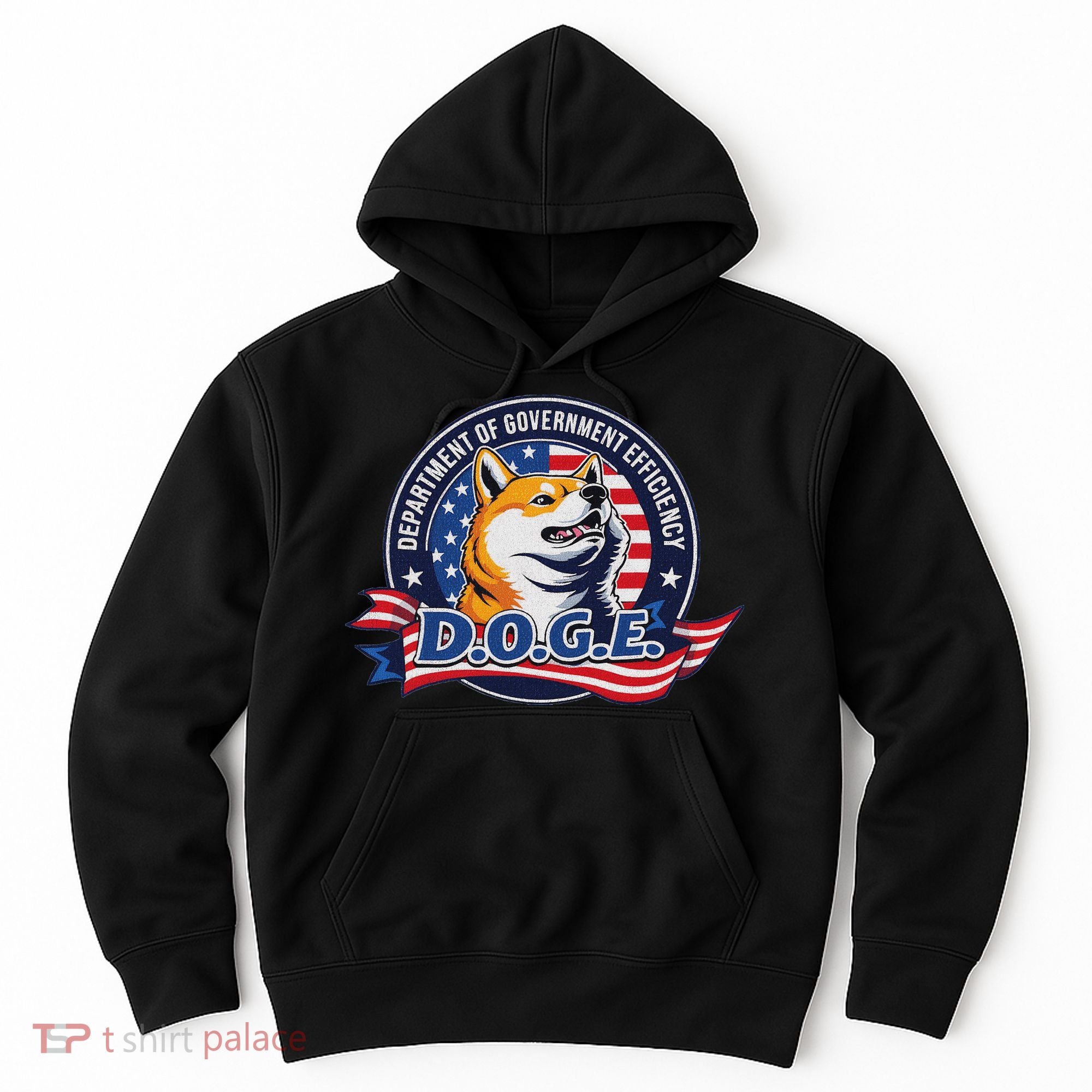 Doge D.O.G.E. Department Of Government Efficiency Hoodie