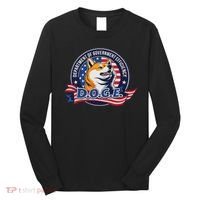 Doge D.O.G.E. Department Of Government Efficiency Long Sleeve Shirt thumb 0
