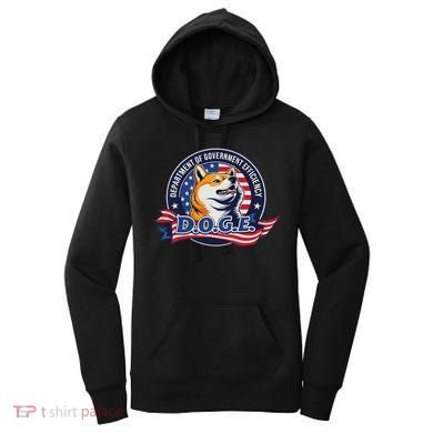 Doge D.O.G.E. Department Of Government Efficiency Women's Hoodie