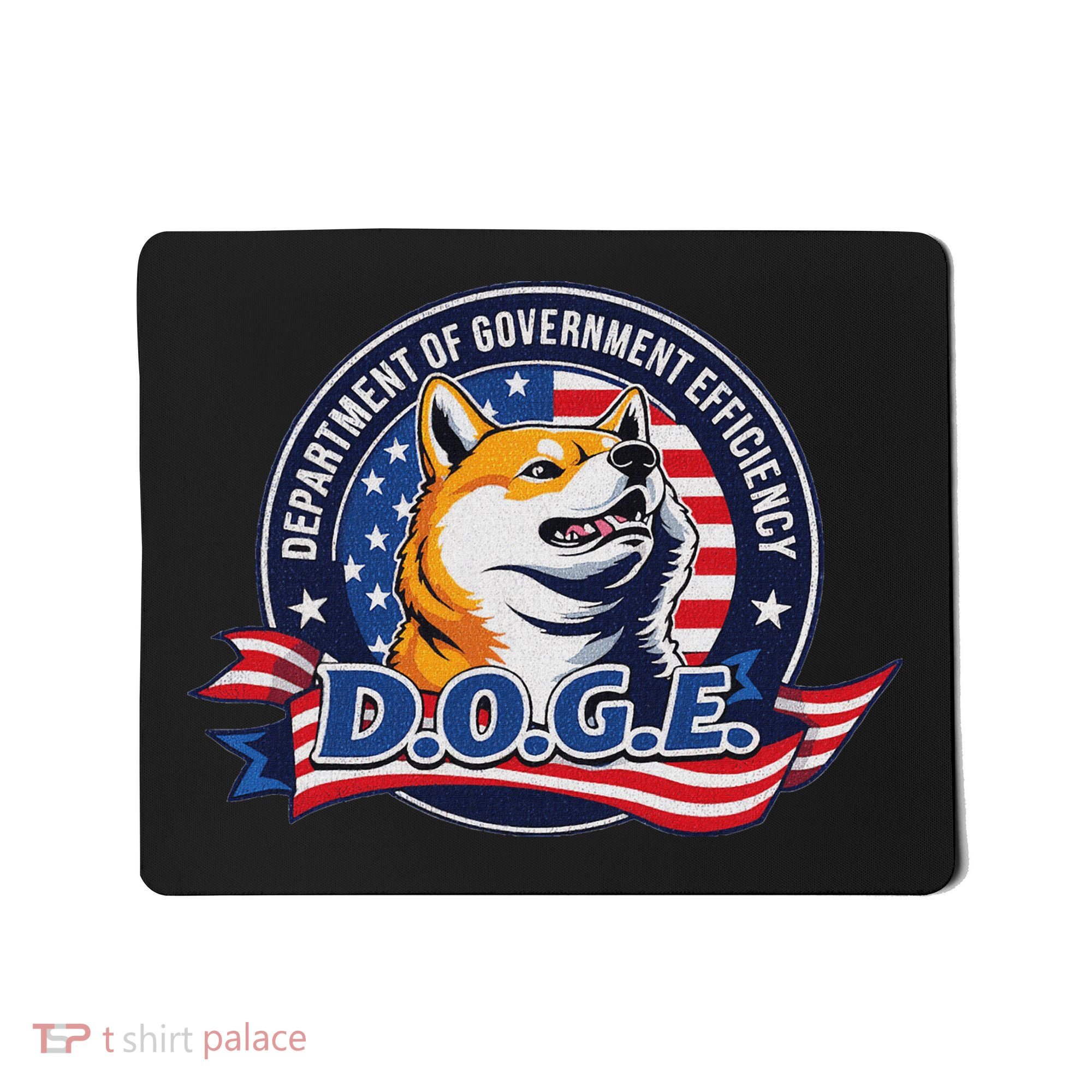 Doge D.O.G.E. Department Of Government Efficiency Mousepad