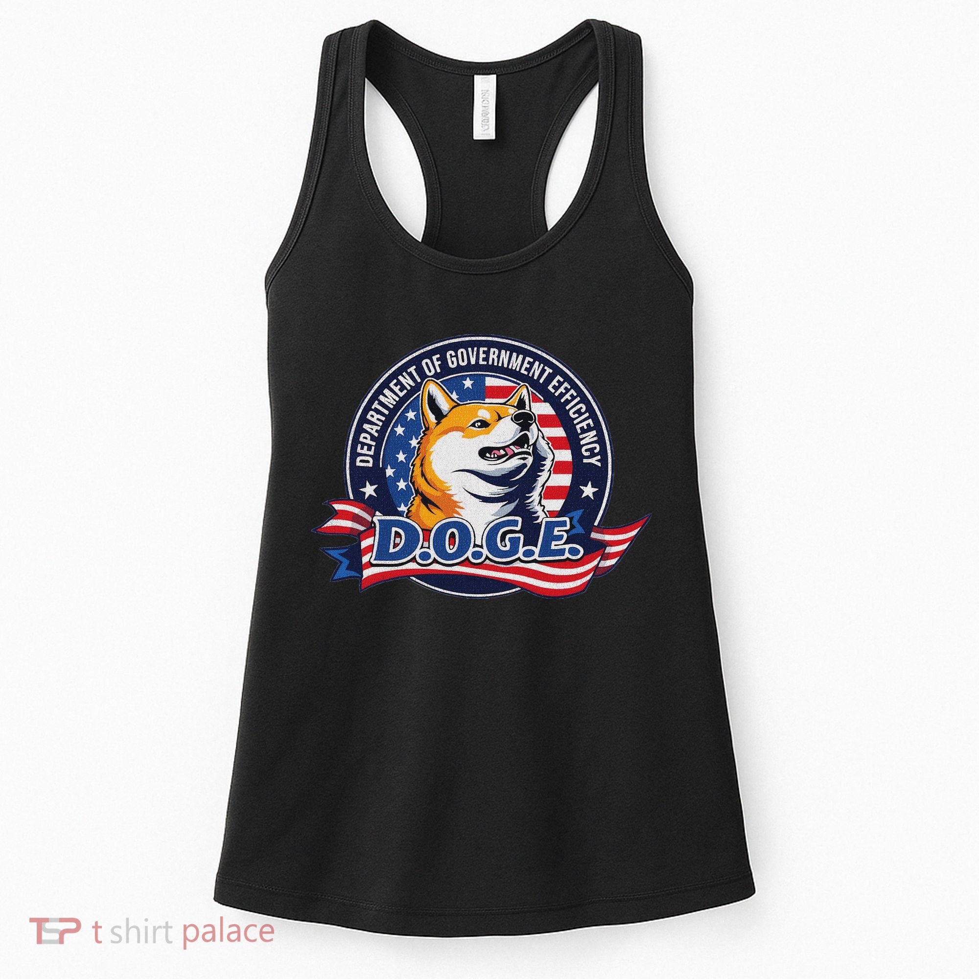 Doge D.O.G.E. Department Of Government Efficiency Women's Tank Top