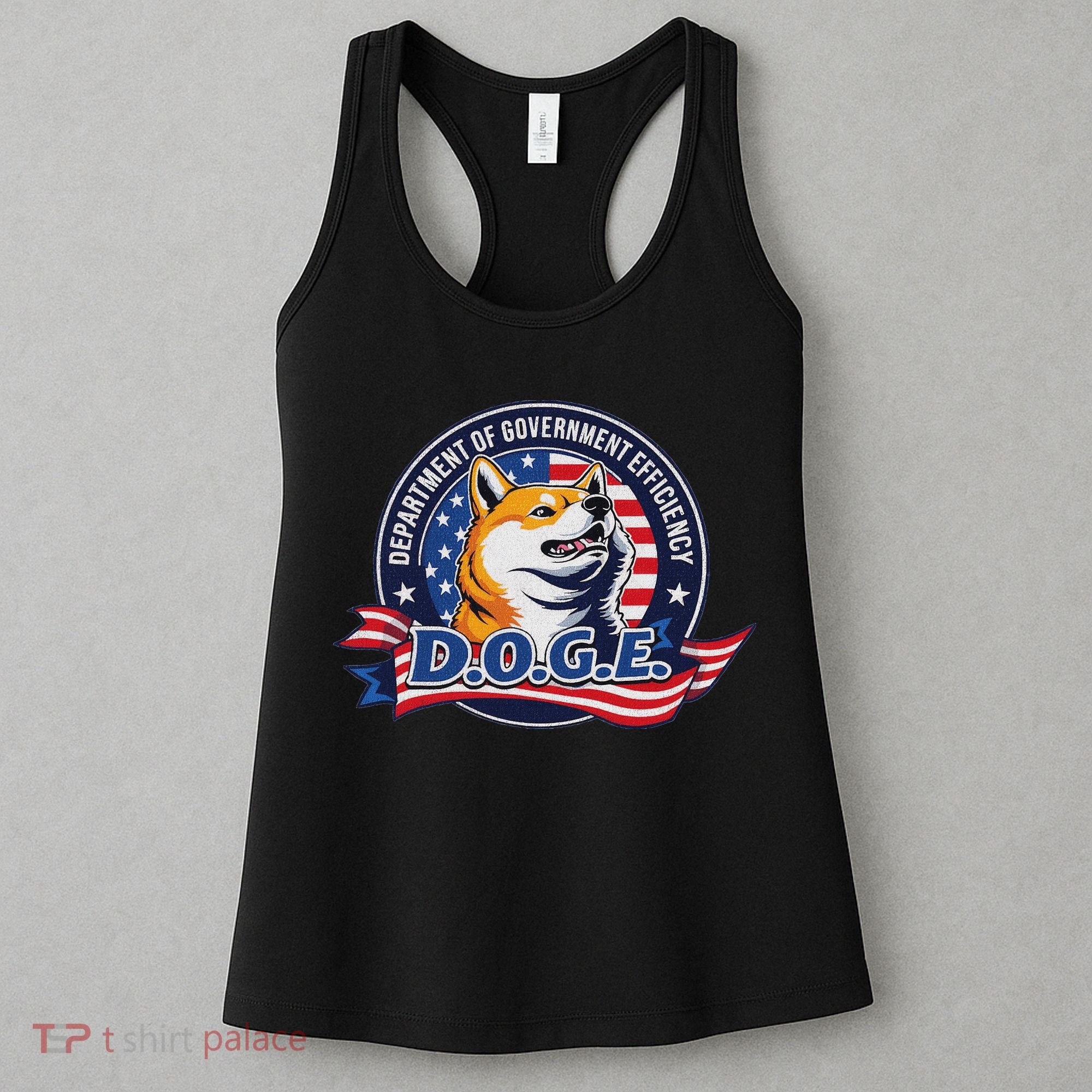 Doge D.O.G.E. Department Of Government Efficiency Women's Tank Top