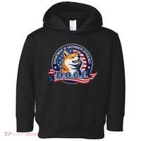 Doge D.O.G.E. Department Of Government Efficiency Toddler Hoodie thumb 0