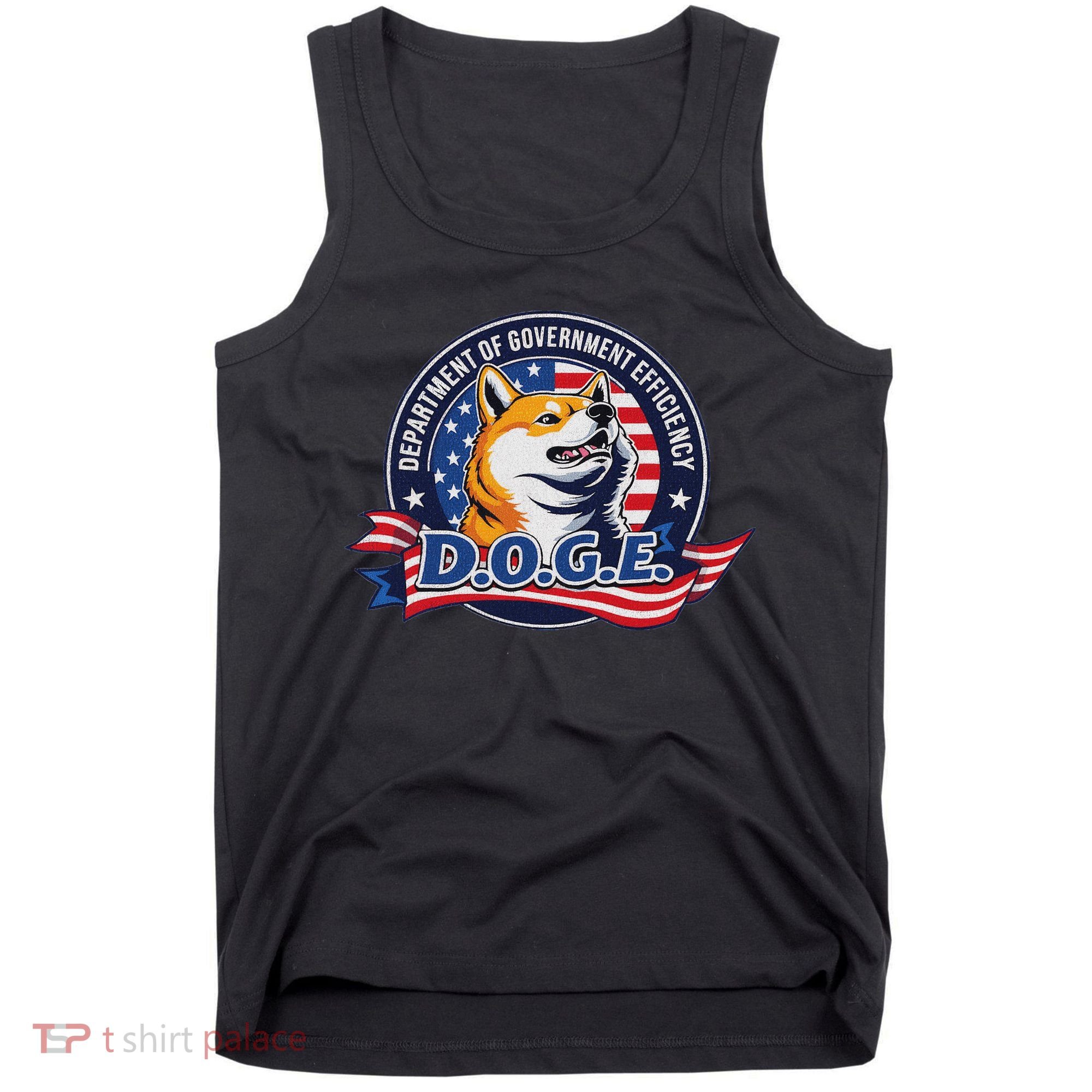 Doge D.O.G.E. Department Of Government Efficiency Tank Top