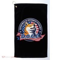 Doge D.O.G.E. Department Of Government Efficiency Golf Towel thumb 0