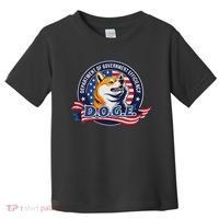 Doge D.O.G.E. Department Of Government Efficiency Toddler T-Shirt thumb 0