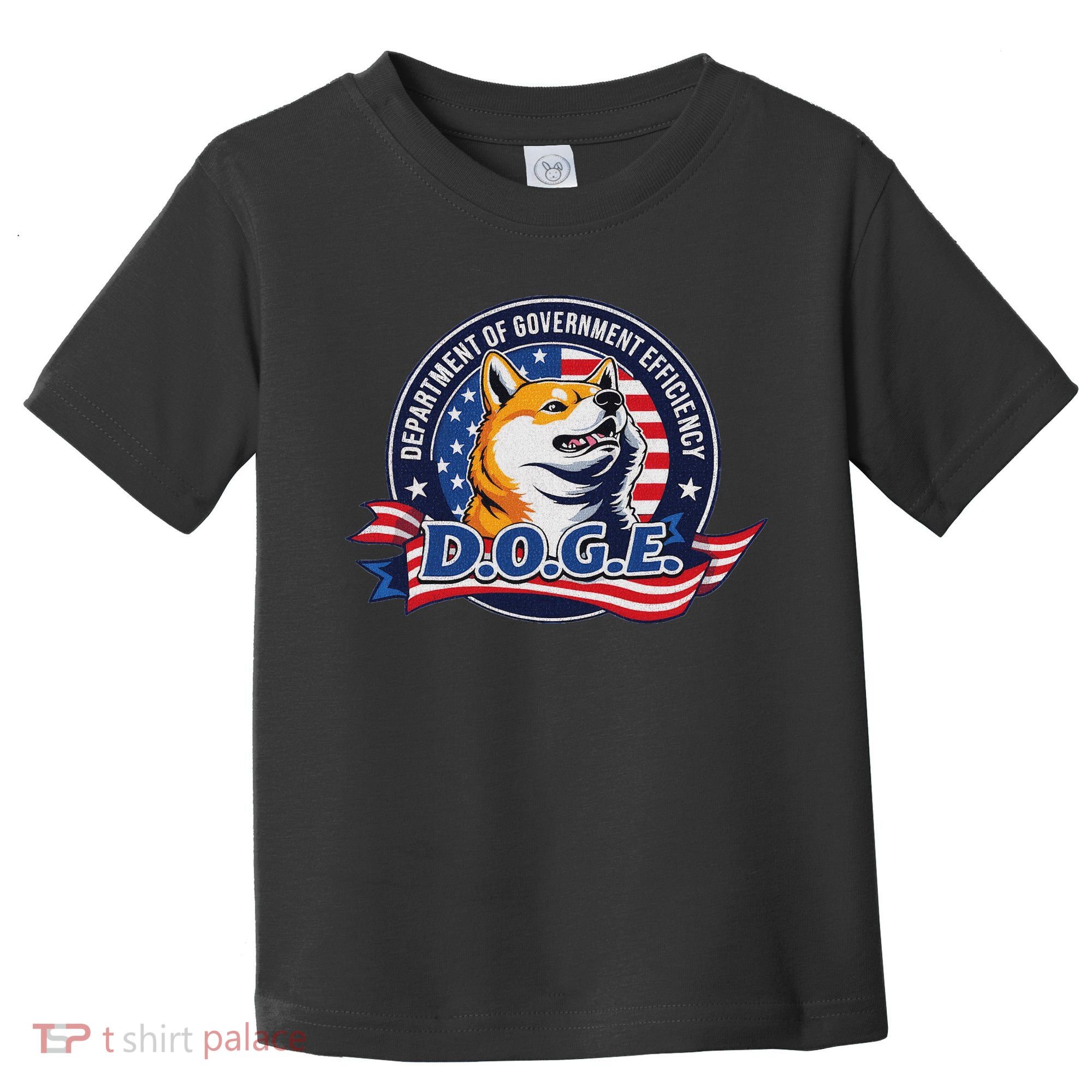 Doge D.O.G.E. Department Of Government Efficiency Toddler T-Shirt