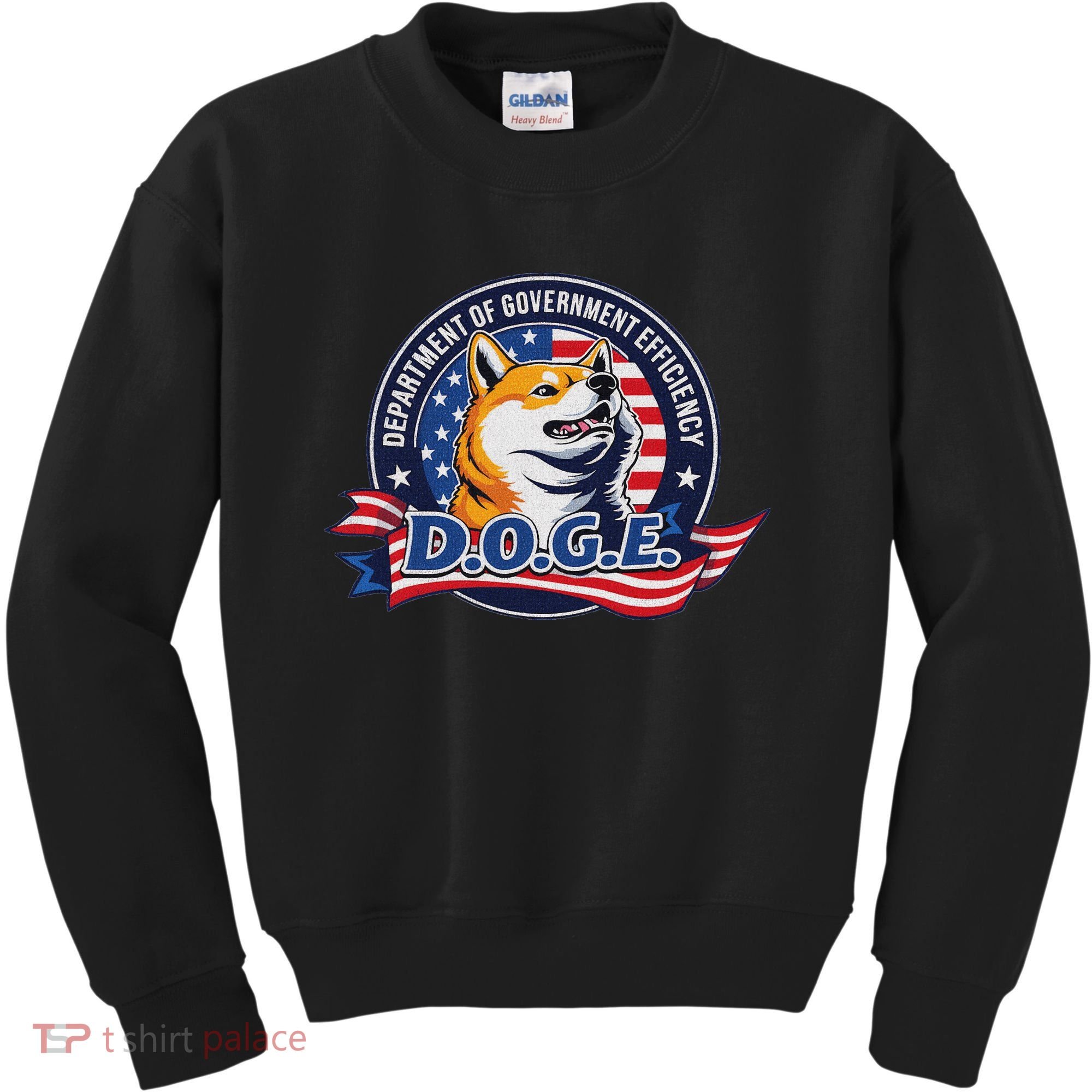Doge D.O.G.E. Department Of Government Efficiency Kids Sweatshirt