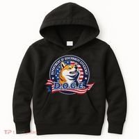 Doge D.O.G.E. Department Of Government Efficiency Kids Hoodie thumb 0