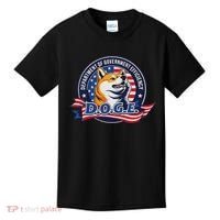 Doge D.O.G.E. Department Of Government Efficiency Kids T-Shirt thumb 0