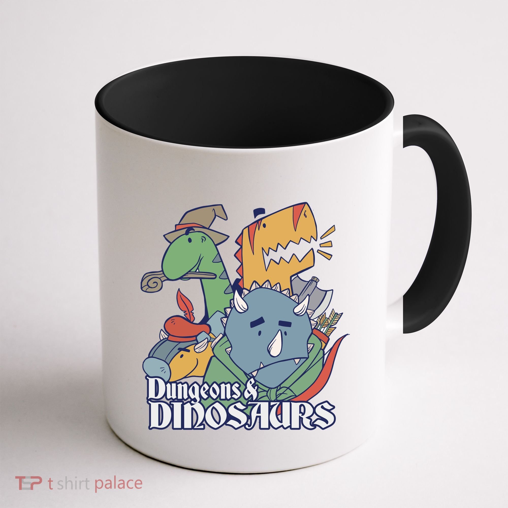 Dungeons & Dinosaurs Coffee Mug