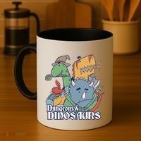 Dungeons & Dinosaurs Coffee Mug thumb 4