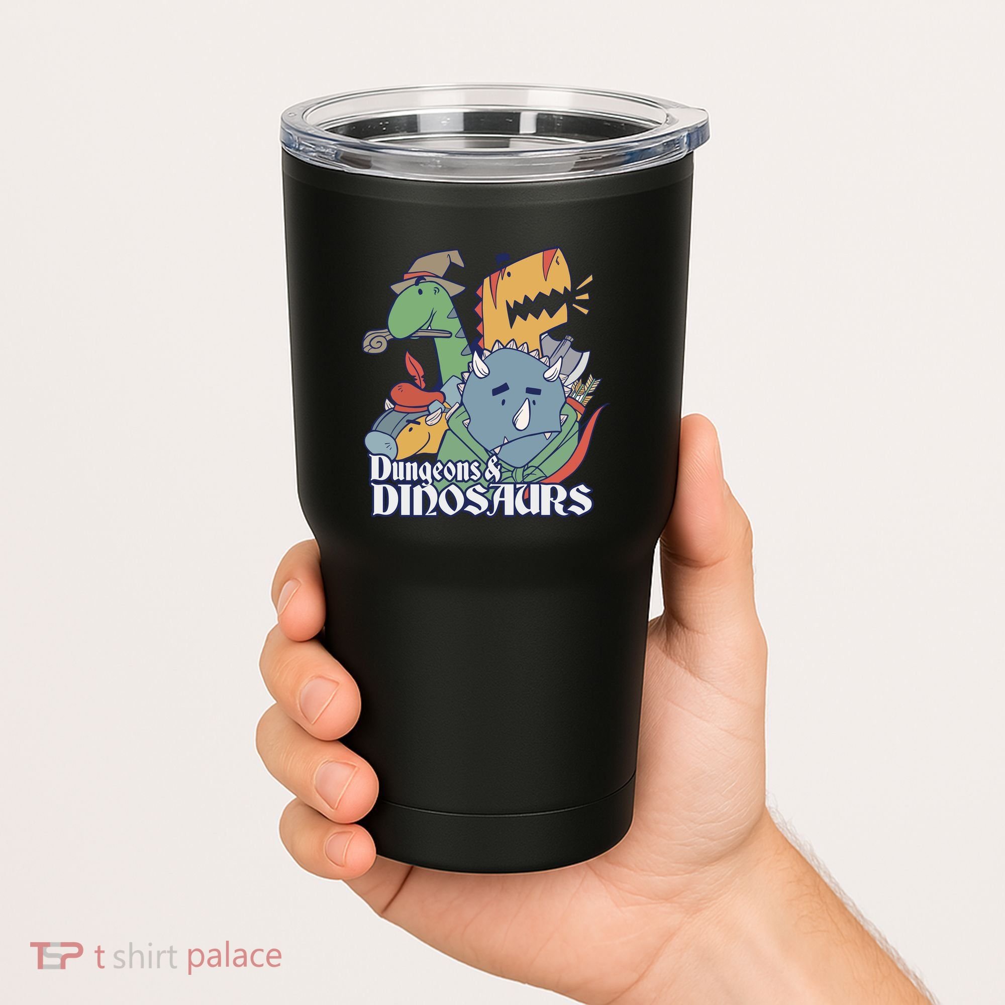 Dungeons & Dinosaurs Tumbler