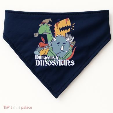 Dungeons & Dinosaurs USA-Made Doggie Bandana