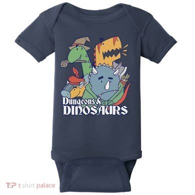 Dungeons & Dinosaurs Baby Bodysuit