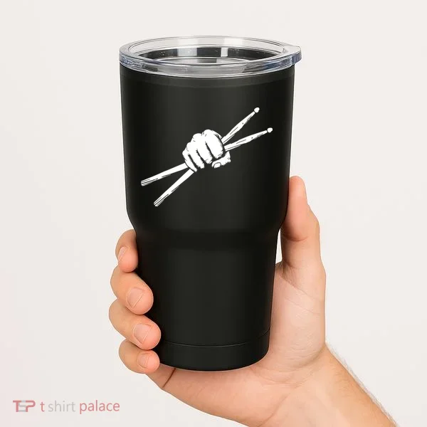 Drumsticks Drummer Drumset Drums Gift Tumbler