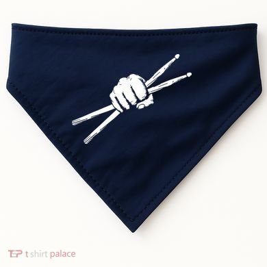 Drumsticks Drummer Drumset Drums Gift USA-Made Doggie Bandana