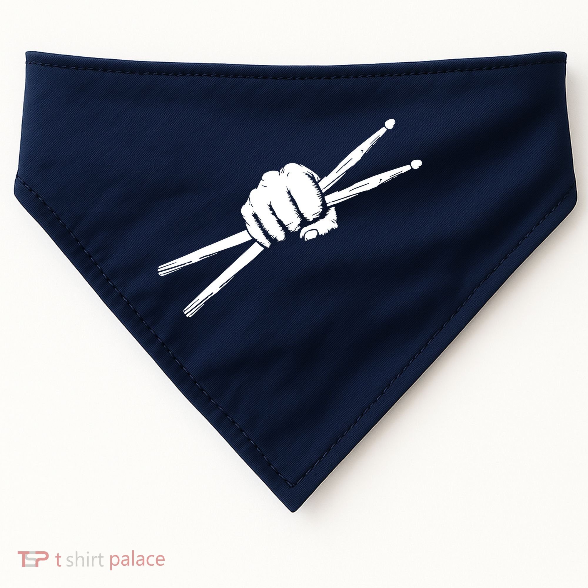 Drumsticks Drummer Drumset Drums Gift USA-Made Doggie Bandana