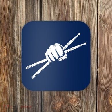 Drumsticks Drummer Drumset Drums Gift Coaster