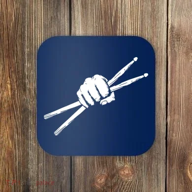 Drumsticks Drummer Drumset Drums Gift Coaster