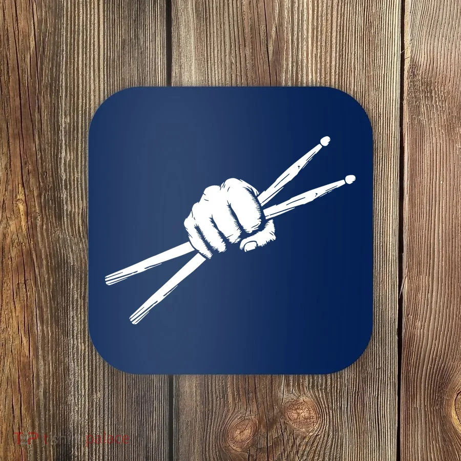 Drumsticks Drummer Drumset Drums Gift Coaster