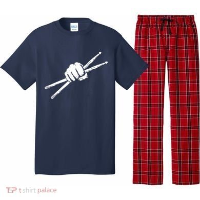 Drumsticks Drummer Drumset Drums Gift Pajama Set
