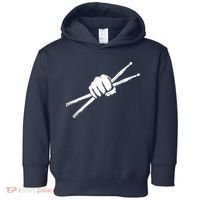 Drumsticks Drummer Drumset Drums Gift Toddler Hoodie thumb 0
