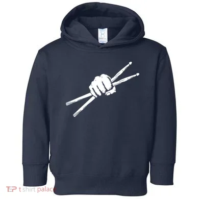 Drumsticks Drummer Drumset Drums Gift Toddler Hoodie