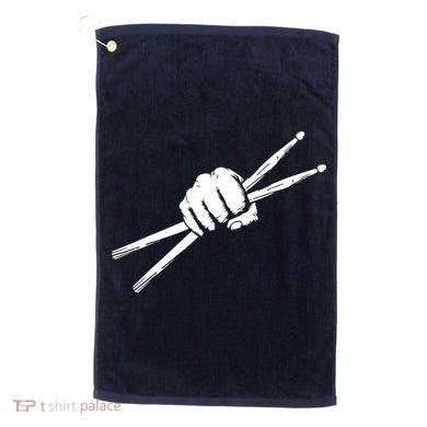 Drumsticks Drummer Drumset Drums Gift Golf Towel
