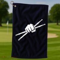 Drumsticks Drummer Drumset Drums Gift Golf Towel thumb 1