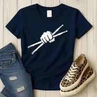 Drumsticks Drummer Drumset Drums Gift Women's T-Shirt thumb 3