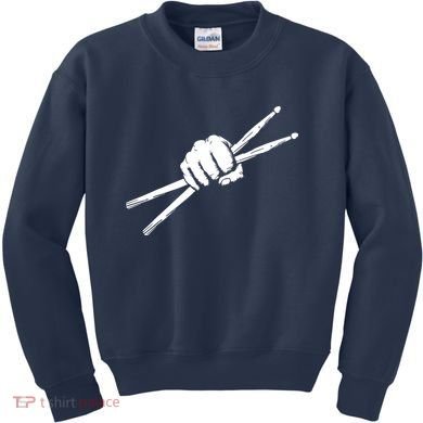 Drumsticks Drummer Drumset Drums Gift Kids Sweatshirt