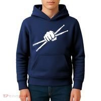 Drumsticks Drummer Drumset Drums Gift Kids Hoodie thumb 4