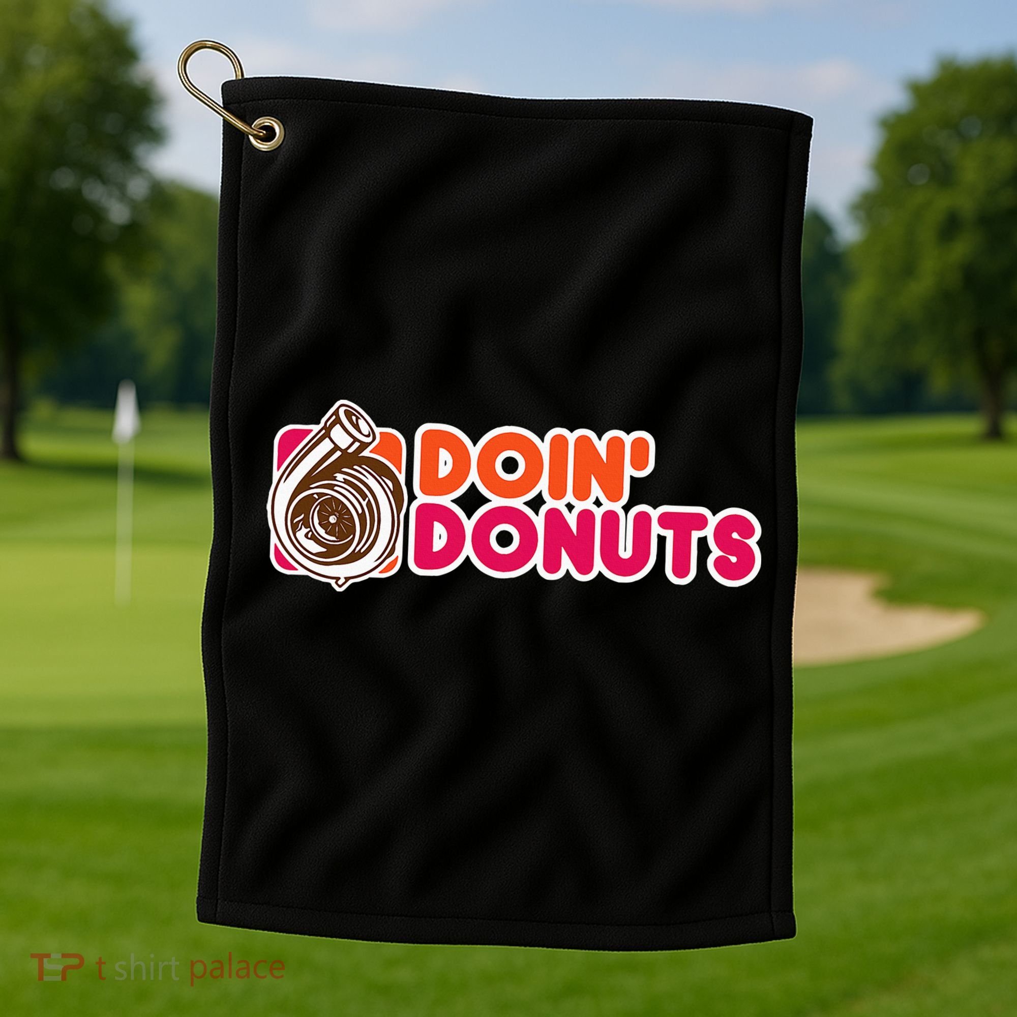 Doin Donuts Golf Towel