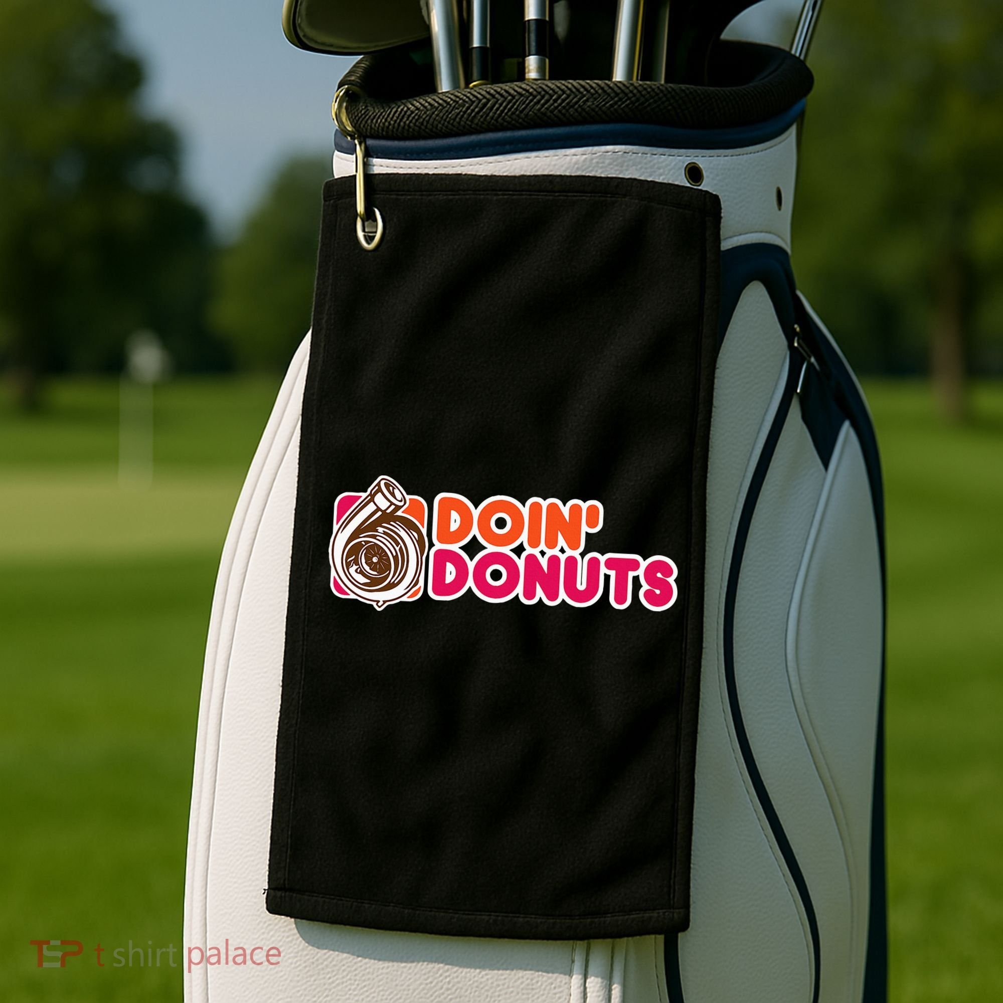 Doin Donuts Golf Towel