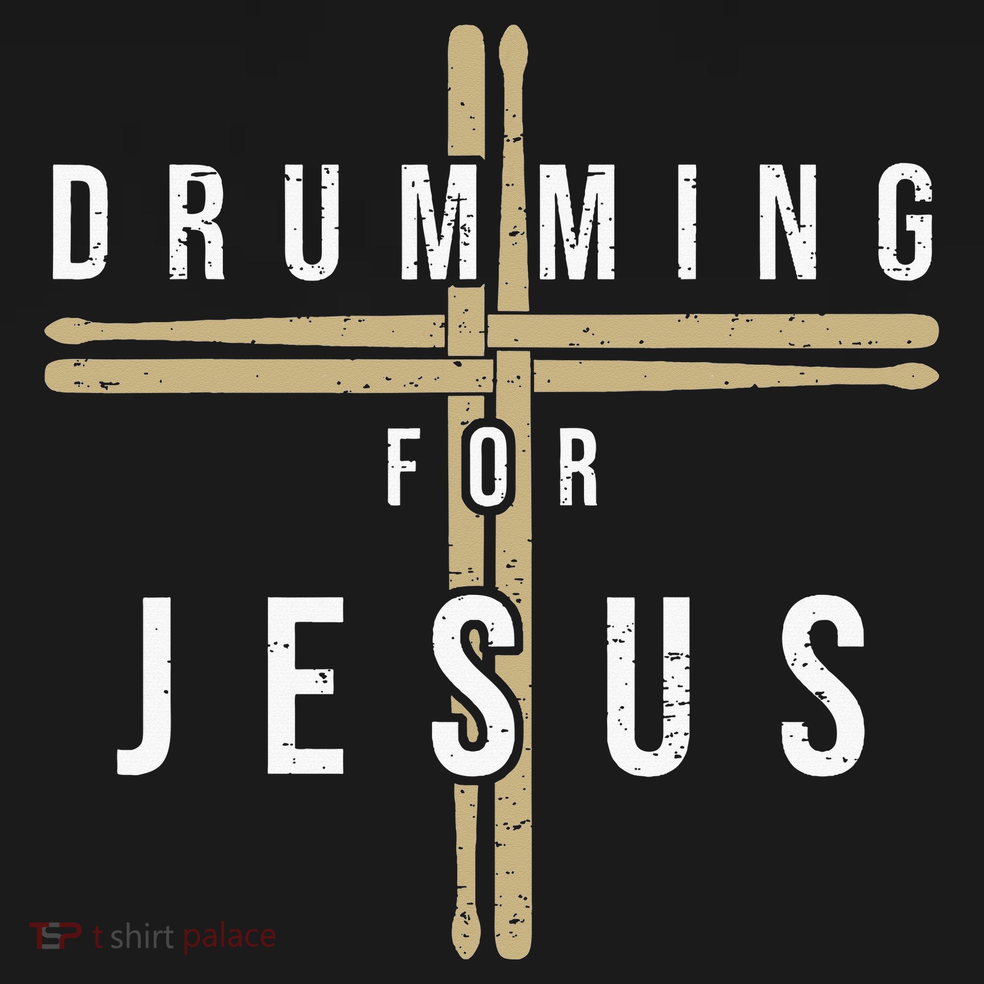 Drummer Drumming Drums Percussion I Jesus Christian Church Mousepad